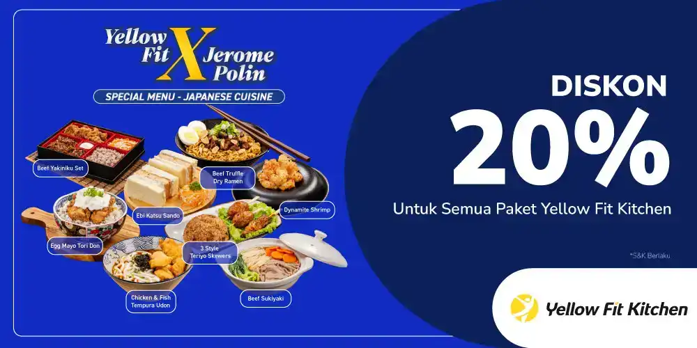 Promo Potongan 20% Yellow Fit Kitchen for All Package